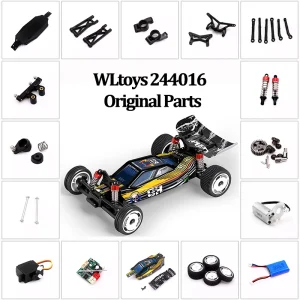 WLtoys 244016 Original Parts - Frame, Arm, Gear, Tire, Transmission Shaft, Motor, ESC, Body, Transmission Case, Battery