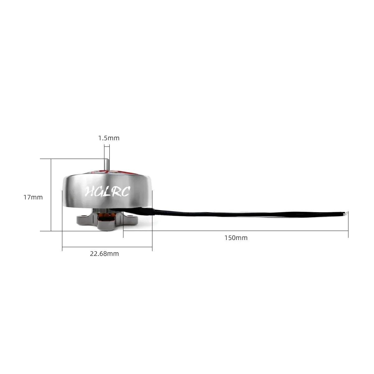 HGLRC 2025 New SPECTER 1804 2450KV 4-6S Brushless Motor Compatible 5-6inch Propeller for FPV Freestyle Drones DIY Parts - Image 4