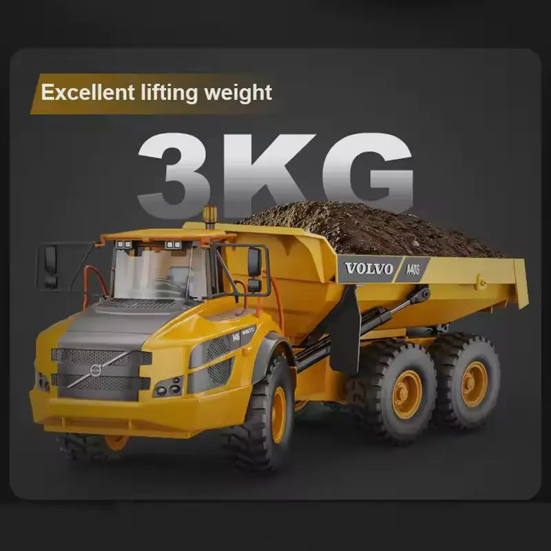 Double Eagle E591 AB A40G 1:20 RC Trucks Remote Control Articulated Dump Truck Alloy Engineering Vehicle Rc Car Children Toys - Image 4