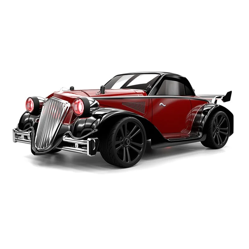 SCY 16302 Delin Retro Classic Car Simulation Car Lamp High-Speed Four-Wheel Drift Car Electric RC Remote Control Car Model Toy - Image 3