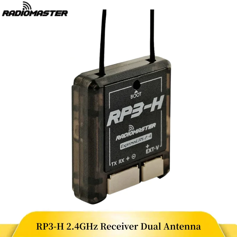 Radiomaster RP3-H 2.4GHz ExpressLRS Nano Receiver FCC Dual Antenna Built-in TCXO Optimized PCB for Modules and Transmitters