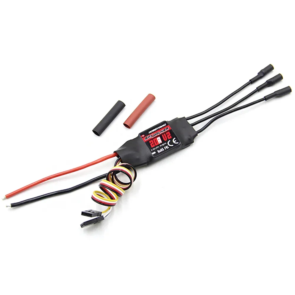 Hobbywing Skywalker 40A 50A 60A 80A 12A 20A 30A V2 contrôleur ESC de vitesse avec UBEC pour avion hélicoptère RC - Image 3