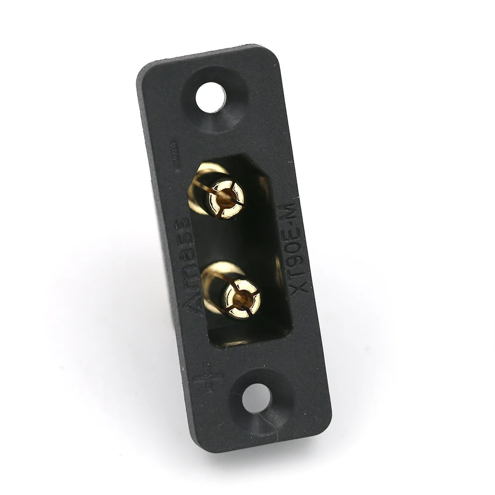 AMASS Black XT90E-M Battery Connection Plug Gold-Plated Male Connector DIY Connecting Parts for XT90 RC Aircraft Drone FPV - Image 4
