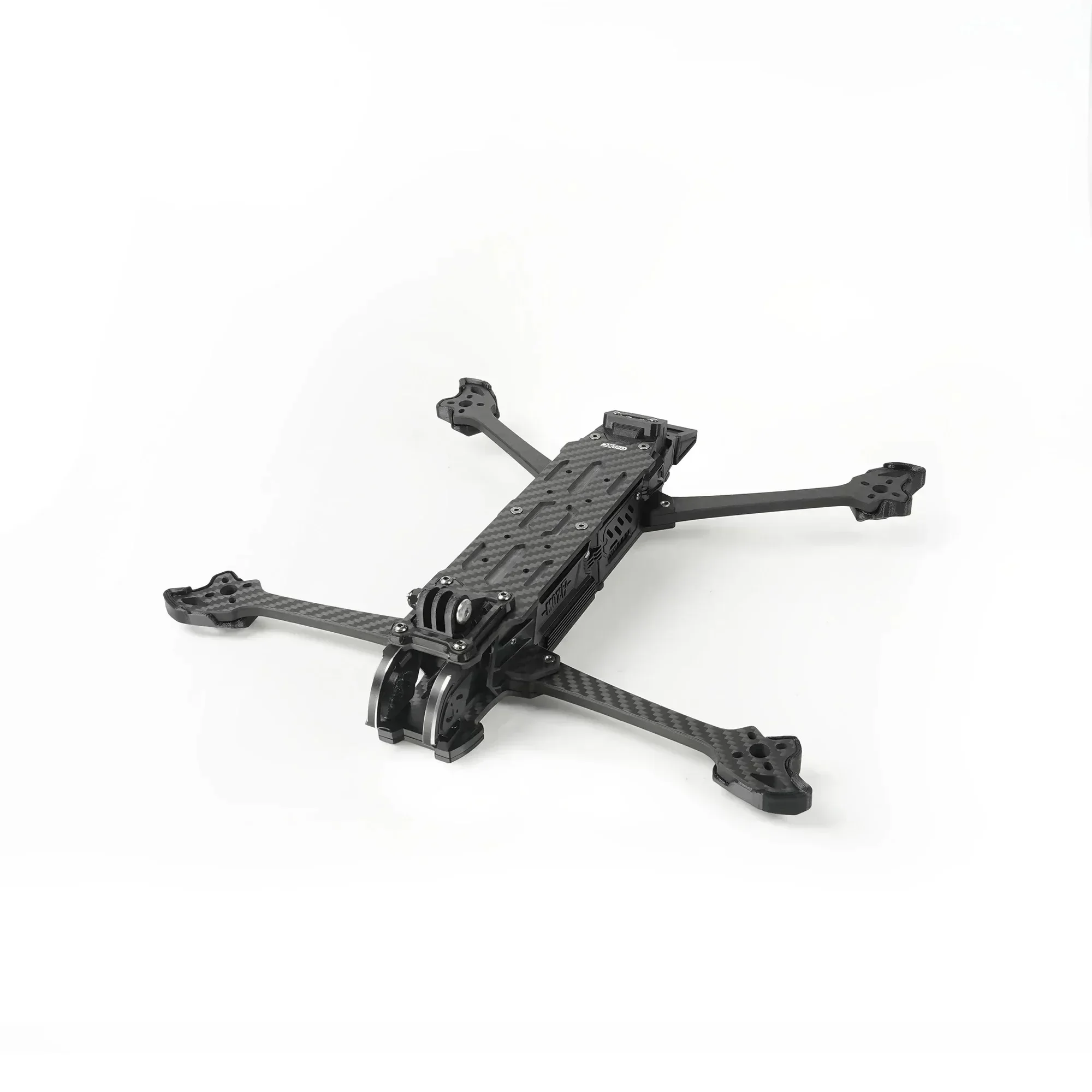 GEPRC MOZ7 Frame: 320mm Wheelbase, 6mm Arm, Dual Motor Mounts, Heat Sink, Compatible O3/Avatar for 7-7.5