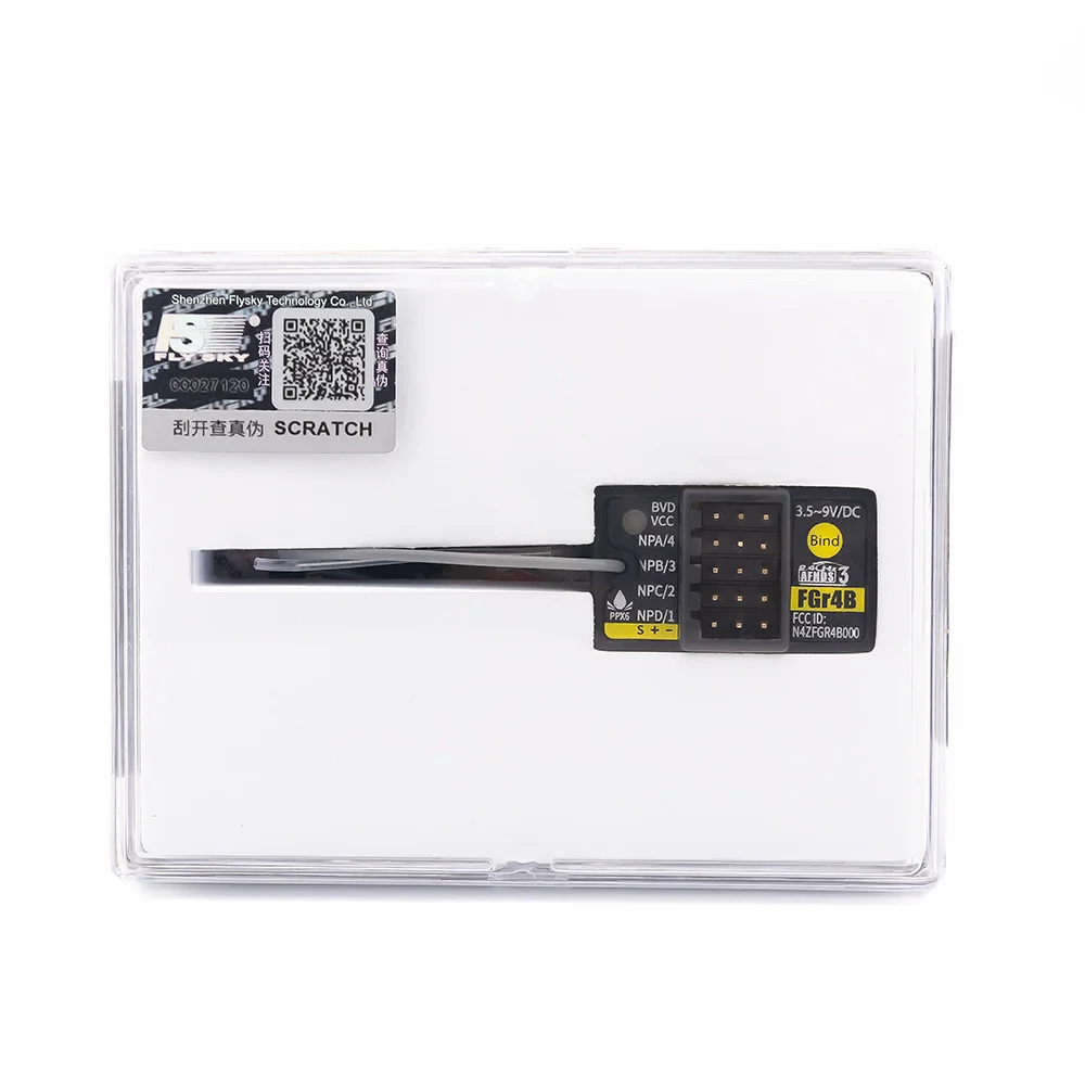 FlySky FGr4B 2.4GHz 4CH AFHDS 3 Micro Mini RC Receiver PWM/PPM/i-bus/S.BUS/i-bus2 Output for PL18 NB4 NB4 Lite NB4 RC Car Boat - Image 5