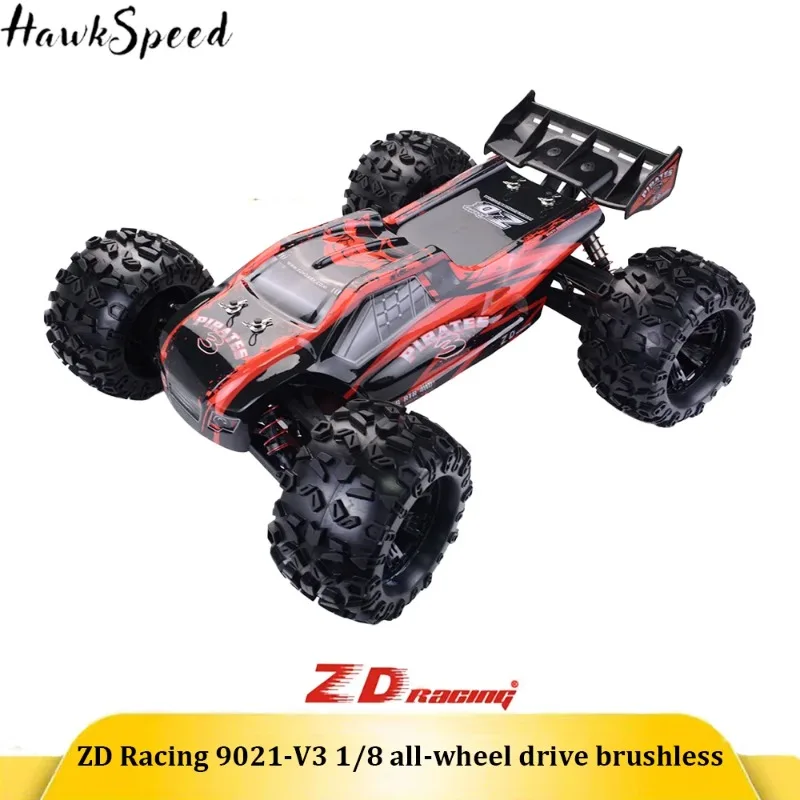 ZD Racing 9021 V3 / MT8 Pirates3 1/8 Scale 4WD Brushless RC Car - 90km/h RTR/KIT Truggy w/2.4G Radio - Image 2