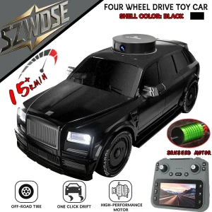 911S RC Car - 4K HD Camera 4WD 4.3-inch Screen Camera Lifting Design LED Lighting Drift HD Video Kids RC Car for Adults and Kids