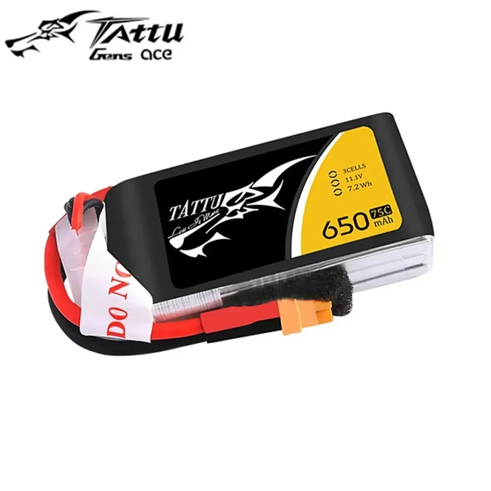 ACE Tattu Lipo Battery 3S 4S 650mAh 11.1V 14.8V 75C 1P RC Battery with XT30 Plug for RC FPV Racing Drone Quadcopter - Image 3