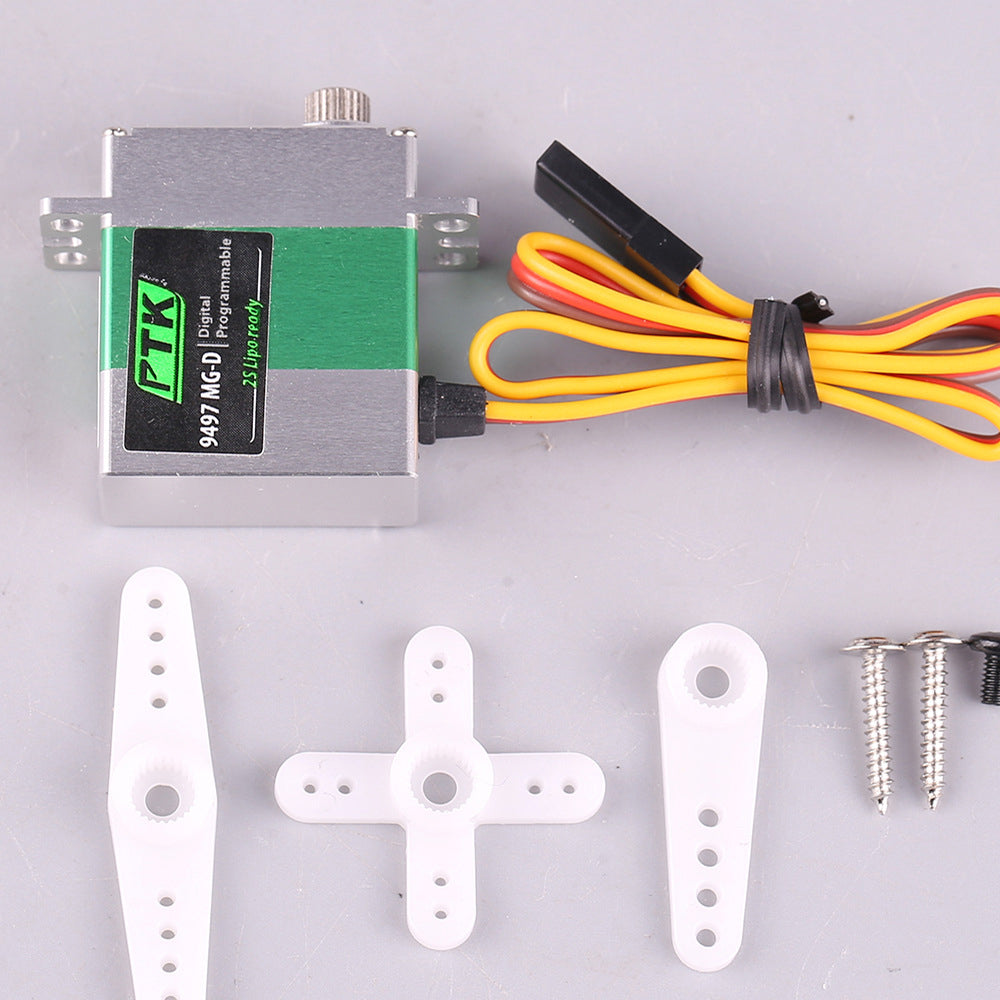 PTK 9497 MG-D 9g Micro Digital Servo Metal Steering Gear Coreless Motor for RC Airplane Fixed Wing Helicopter - Image 3