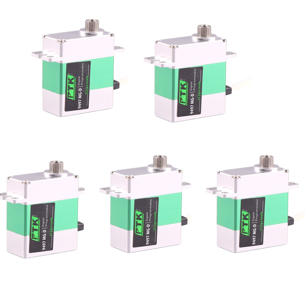 PTK 9497 MG-D 9g Micro Digital Servo Metal Steering Gear Coreless Motor for RC Airplane Fixed Wing Helicopter - Image 9