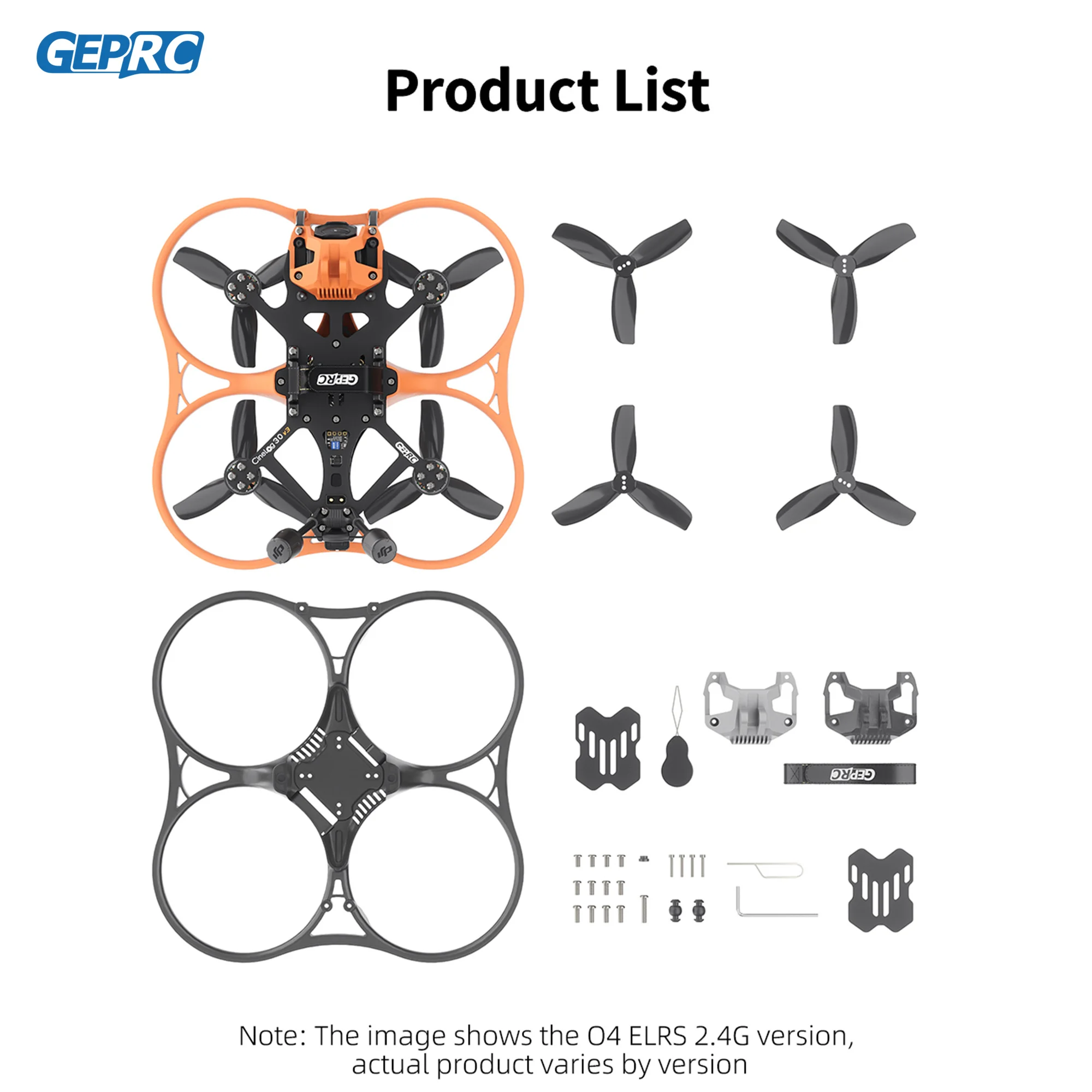 GEPRC Cinelog30 V3 FPV Quadcopter O4 Air Unit PRO /WTFPV TAKER F722 45A 32Bit AIO SPEEDX2 1404 3850KV LED BEC RC Freestyle Drone - Image 6
