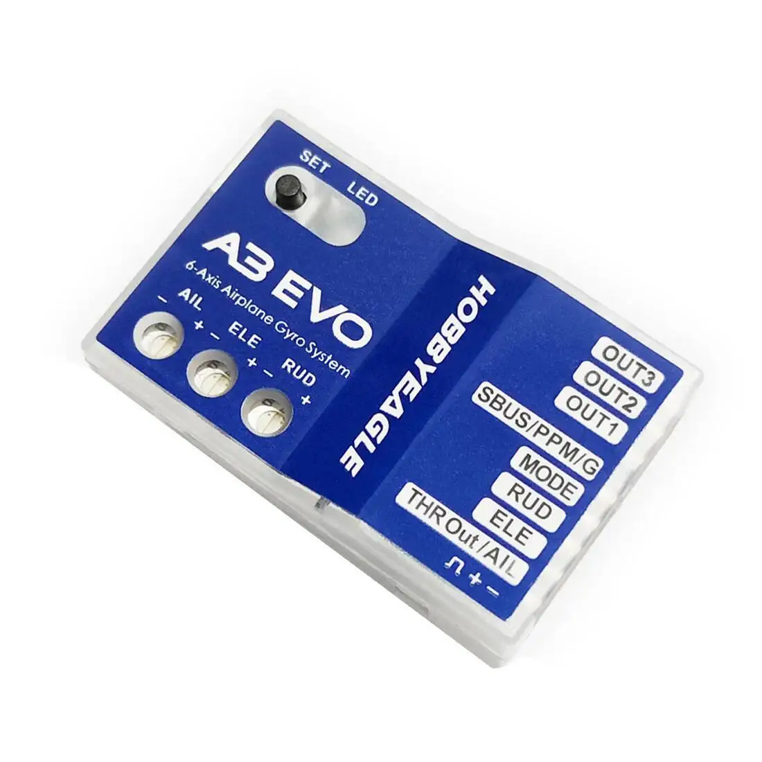 Hobby Eagle A3 EVO / A3 lite Aeroplane Flight Controller Stabilizer 6 Axis Gyro Support PPM Receiver Fixed-Wing For RC Drone - Image 6