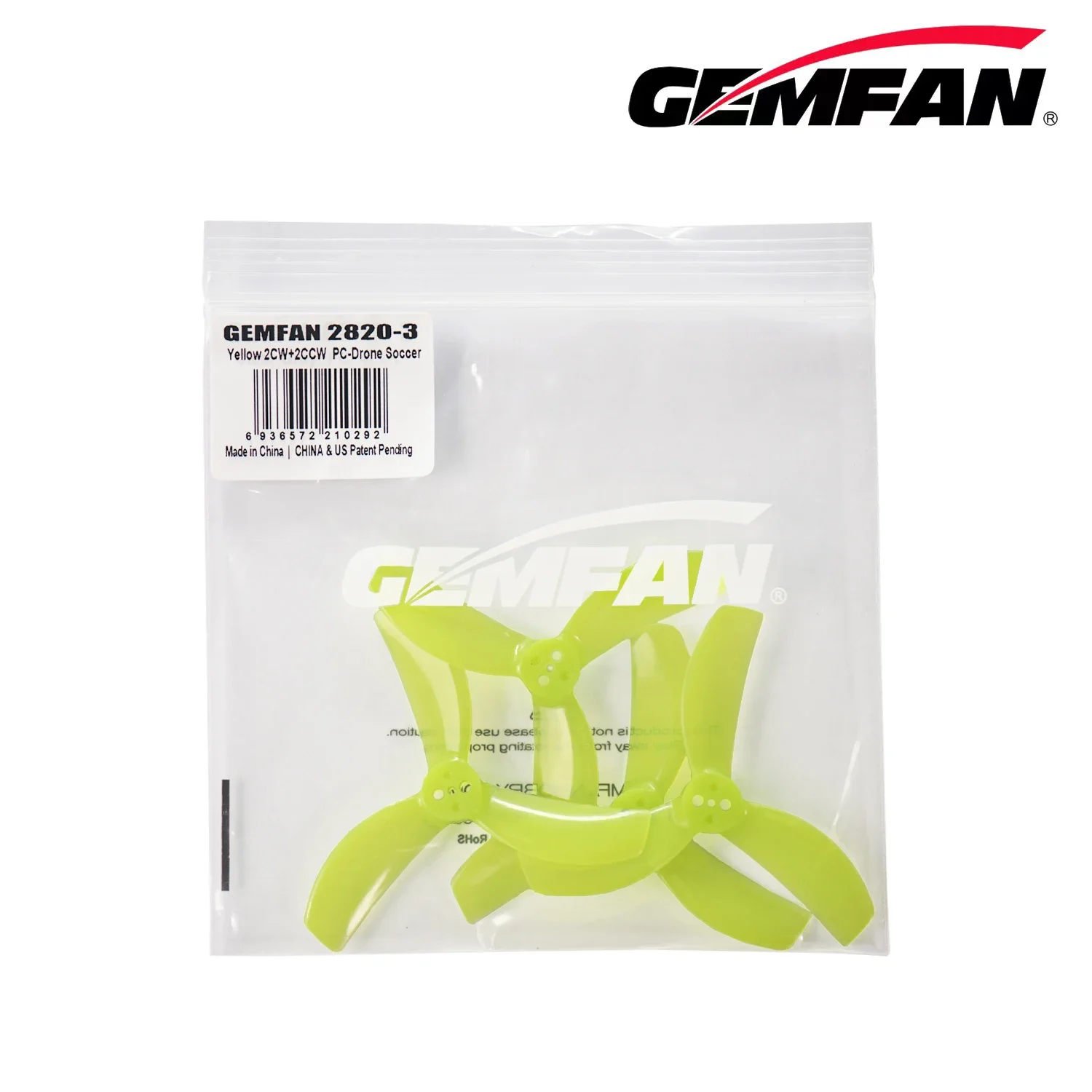 GEMFAN 2820 3-Blade Propeller 71mm 1.5mm CW/CCW PC Props For FPV Racing Drone Quadcopter 200mm Multiaxis Soccer Blad RC 4pairs - Image 6