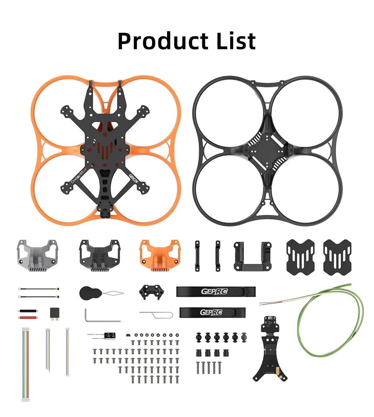 GEPRC GEP-CL30 V3 Frame 3Inch Drone Carbon Fiber Black Orange RC FPV Quadcopter Helicopter Replacement Accessories Parts - Image 5