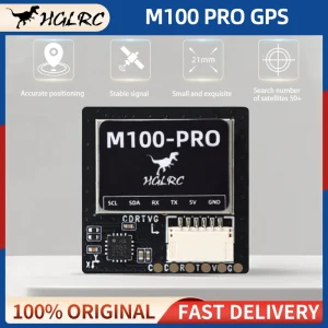 New HGLRC M100 PRO GPS Chip B101 QMC5883L Compass 120 Receiving Channel 3.6V-5.5V Input For RC FPV Long Range Freestyle Drone