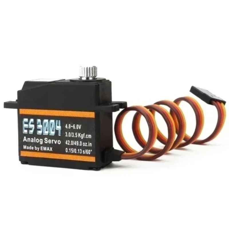 1pcs for EMAX ES3004 20g 3.5kg 0.13sec 23T Metal Gear Analog Servo For RC Airplane ES3104 upgrade - Image 4