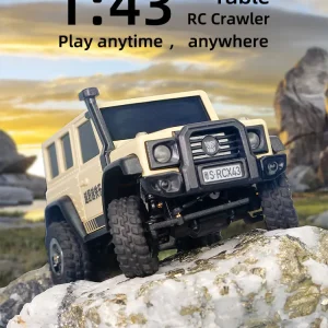 LDARC X43 1:43 Crawler RC Car Simulation Full Time 4WD Climbing Vehicle Toy Remote Control Toys RTR Kit For Kids and Adults Toys