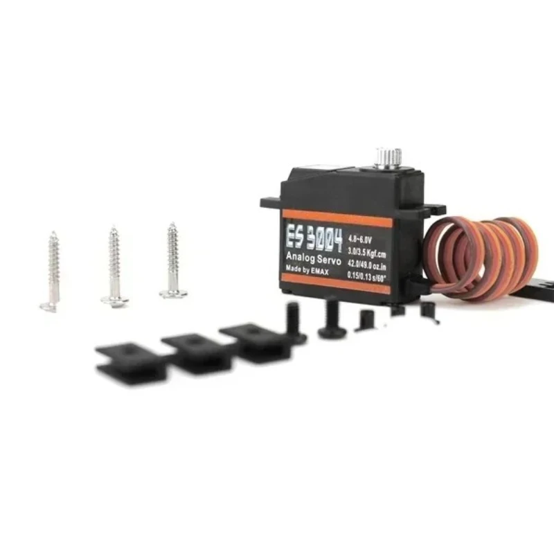 1pcs for EMAX ES3004 20g 3.5kg 0.13sec 23T Metal Gear Analog Servo For RC Airplane ES3104 upgrade