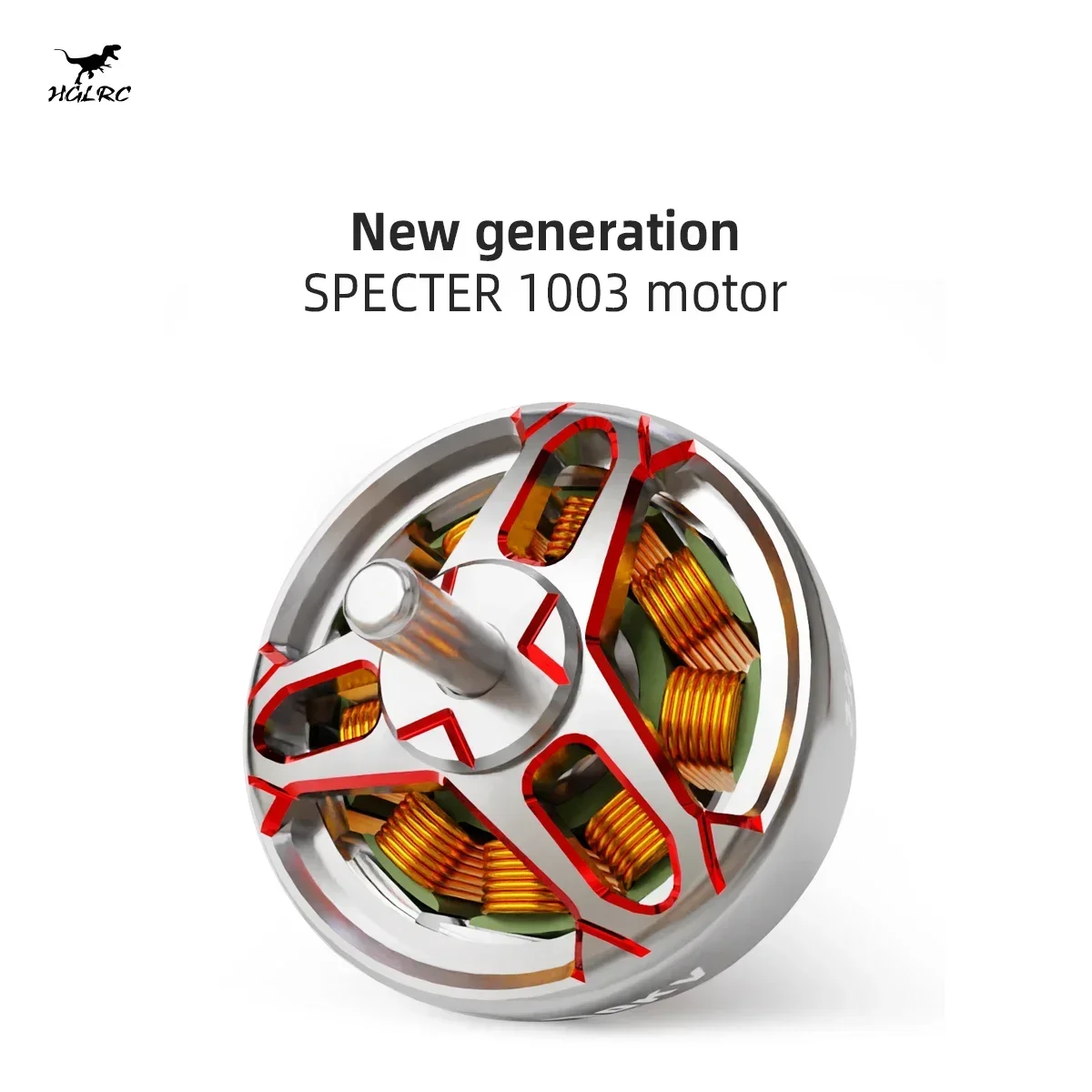 HGLRC 2025 New SPECTER 1003 10000KV 1-2S Brushless Motor Compatible 1.6-2inch Propeller for FPV 75mm Tinywhoop Toothpick Drone - Image 3