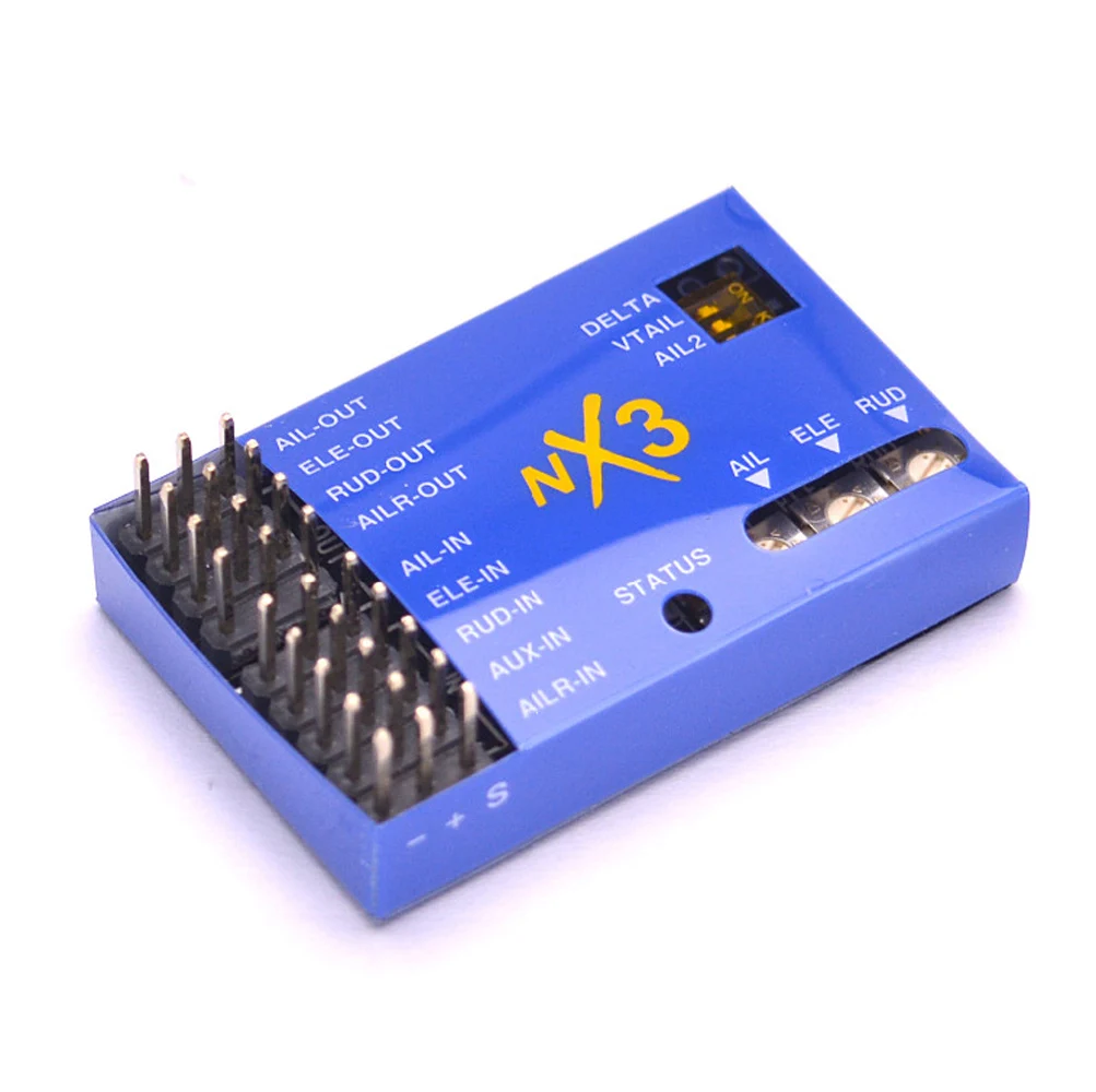 NX3 3D Fixed-wing 3 Axis Gyroscope Flight Controller Autobalance Stabilizer For Fixed-wing Aircraft RC Airplane - Image 2