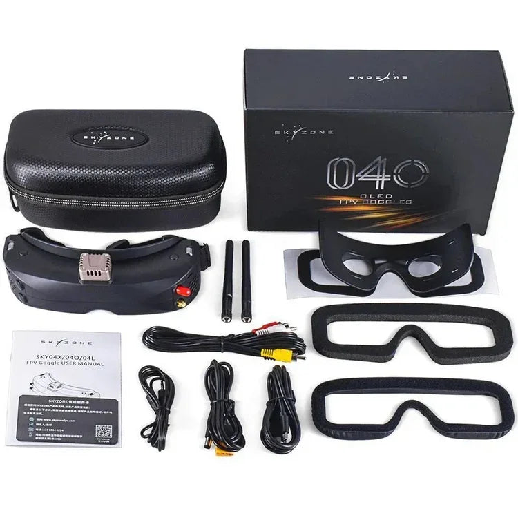 Skyzone SKY04O PRO FPV goggles 1280x720 OLED 5.8Ghz 48CH 720P 60FPS Steadyview DVR Head Tracker for RC car Drone Airplane plane - Image 5