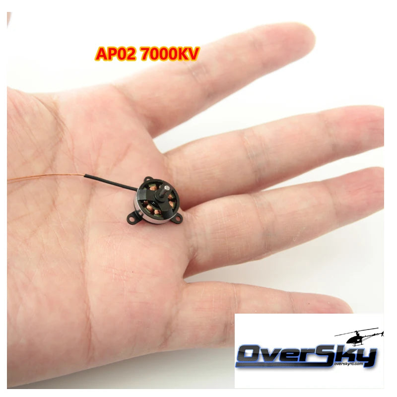 AP02 brushless moto AP02 7000KV 2g motor indoor flight micro plane 27g pull with GWS3020 prop - Image 2