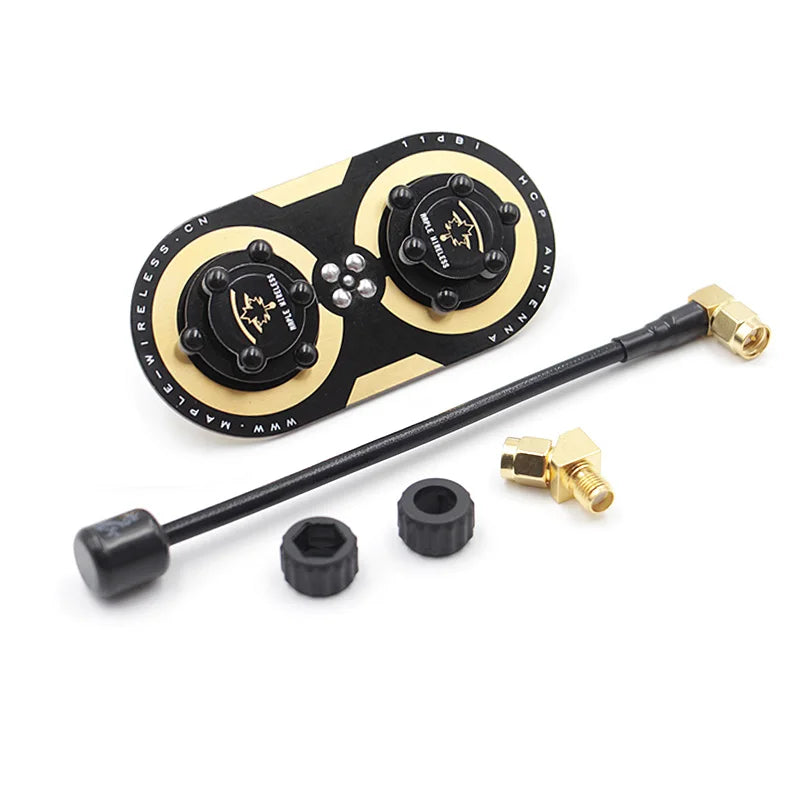 Maple Wireless Updated 11dBi Circularly Polarized Maple Leaf 5.8G Flat Antenna 5500-5800MHz SMA For RC Fatshark SKYZONE Glasses - Image 8