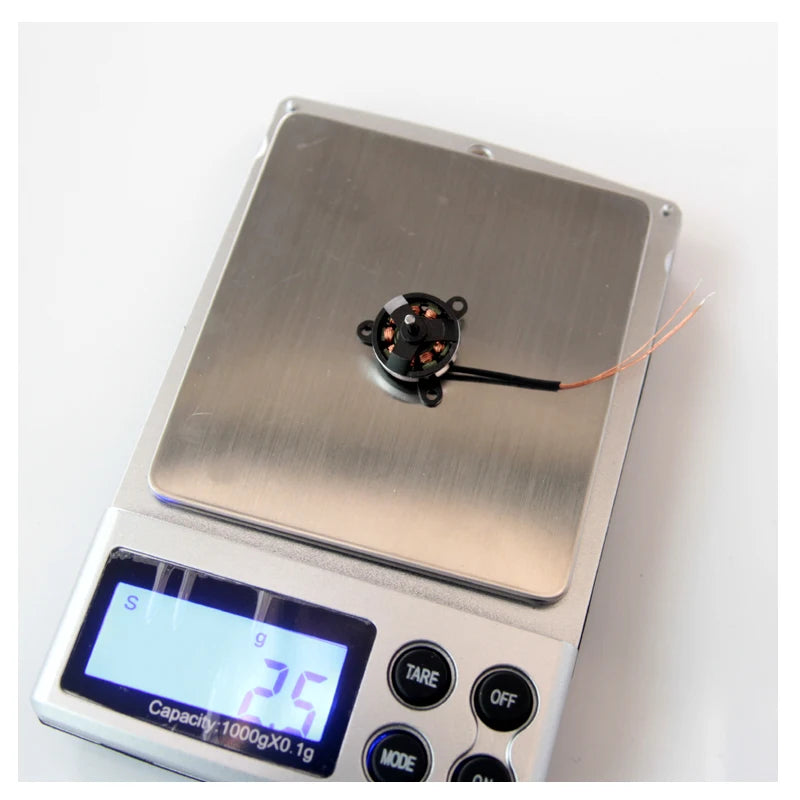 AP02 brushless moto AP02 7000KV 2g motor indoor flight micro plane 27g pull with GWS3020 prop - Image 6