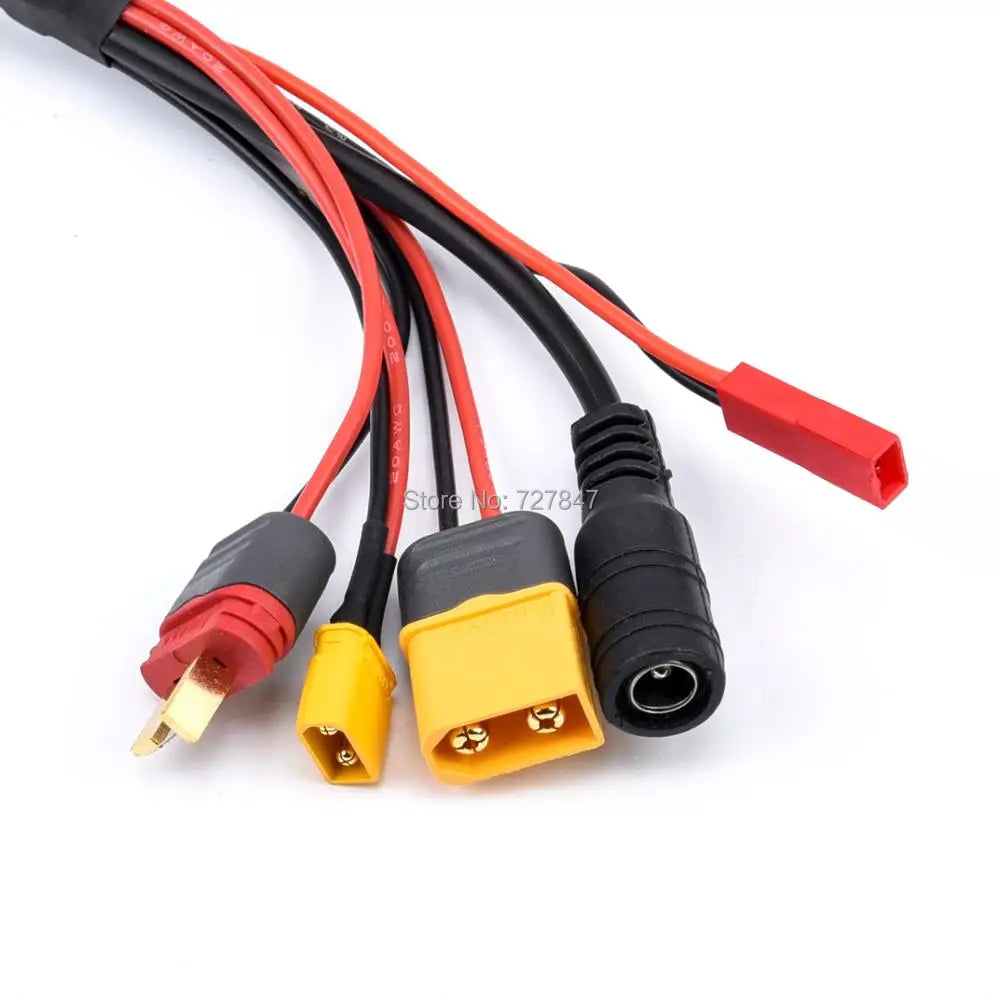 20cm 16AWG 4.0mm Banana Plug XT60 to 18awg XT60 XT30 DC5.5 Charger Adapter Cable for IMAX B6 ISDT Charger RC FPV Racing Drone - Image 6