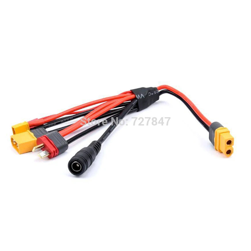 20cm 16AWG 4.0mm Banana Plug XT60 to 18awg XT60 XT30 DC5.5 Charger Adapter Cable for IMAX B6 ISDT Charger RC FPV Racing Drone - Image 8