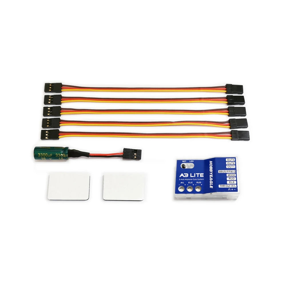 Hobby Eagle A3 V2 / HobbyEagle A3-L V2 Aeroplane Flight Controller Stabilizer 3 Axis Gyro For Airplane Fixed-wing CopterFC - Image 6