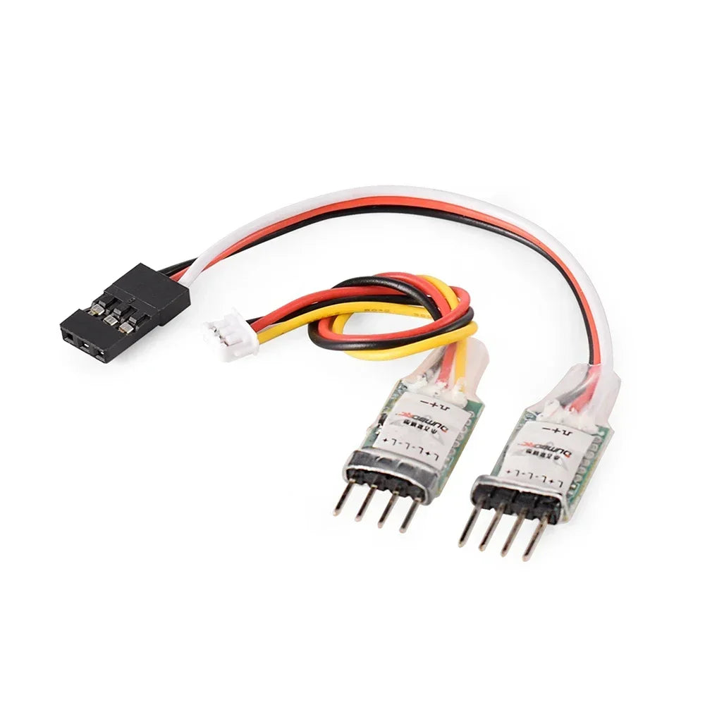 DUMBORC 3CH LED Lamp Light Controller Switch Panel System Turn on/off ZH1.5/JR Plug for RC Mini Car Fixed-wing Aircraft Parts - Image 4