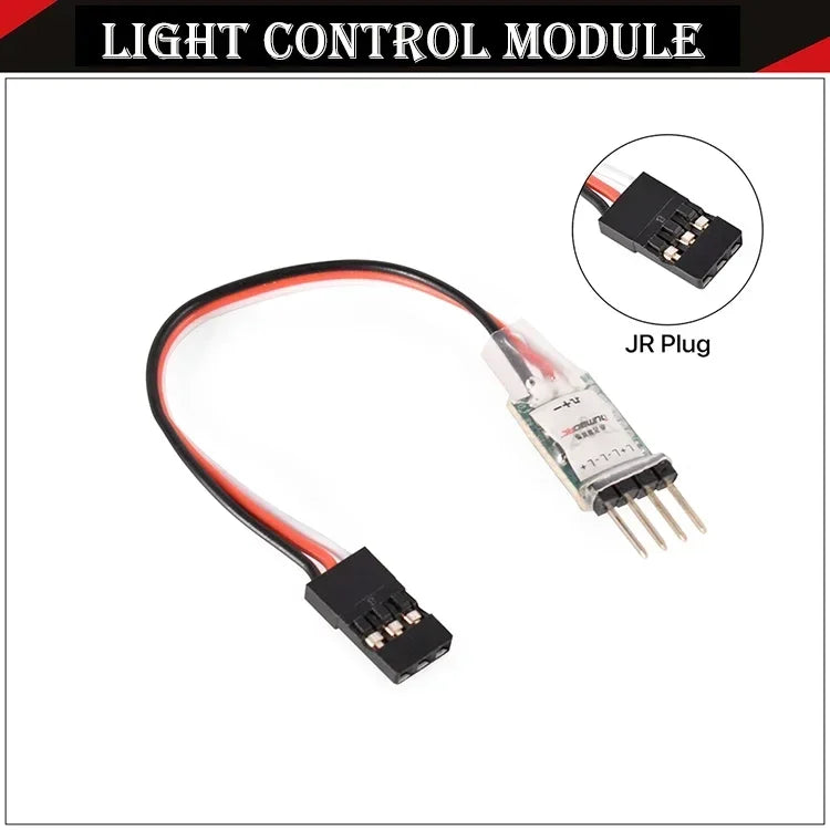DUMBORC 3CH LED Lamp Light Controller Switch Panel System Turn on/off ZH1.5/JR Plug for RC Mini Car Fixed-wing Aircraft Parts - Image 8