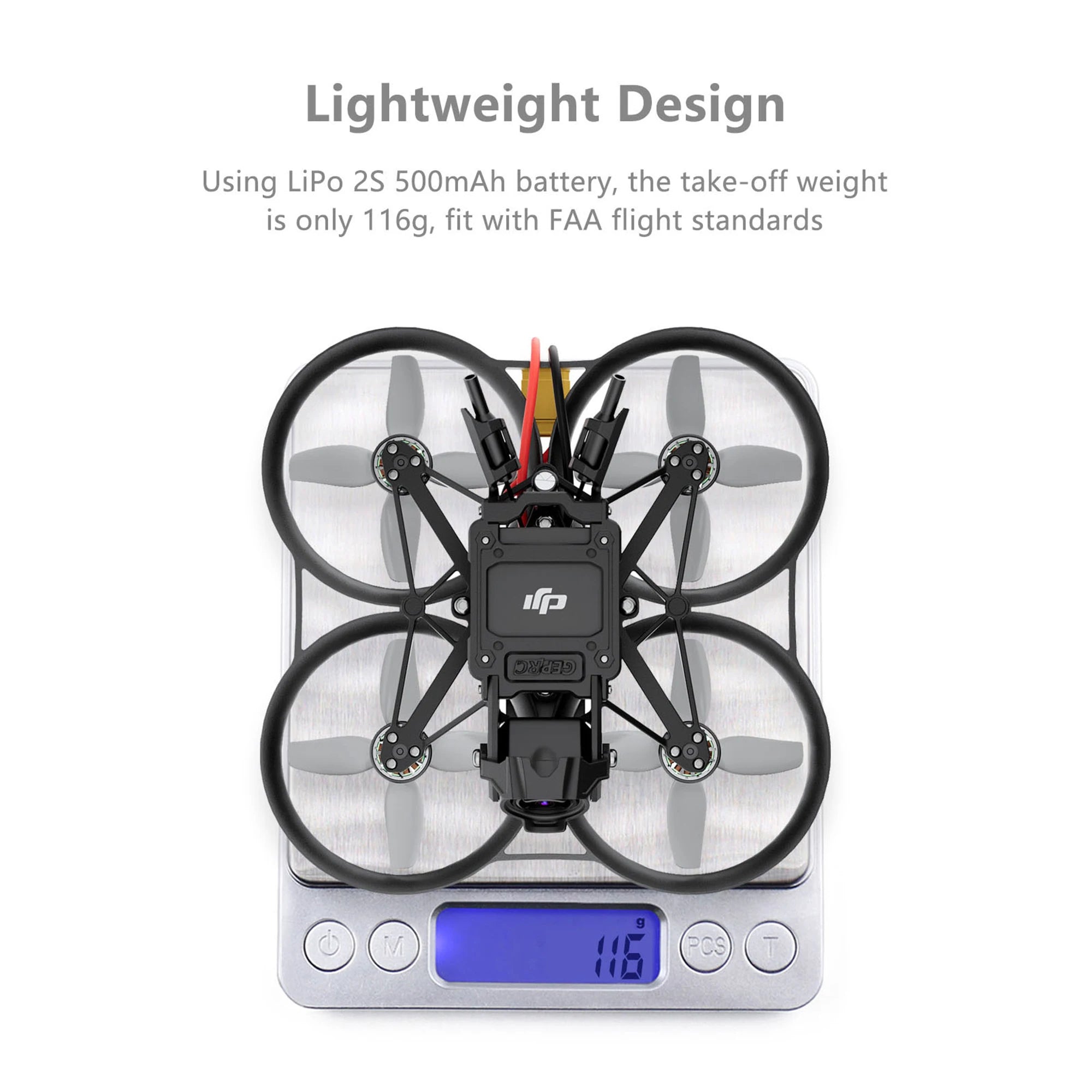 GEPRC DarkStar20 WTFPV Cinewhoop Quadcopter 5.8G UFL Antenna F41 1-2S AIO ELRS2.4G / TBS Nano RX Receiver FPV Drone - Image 5