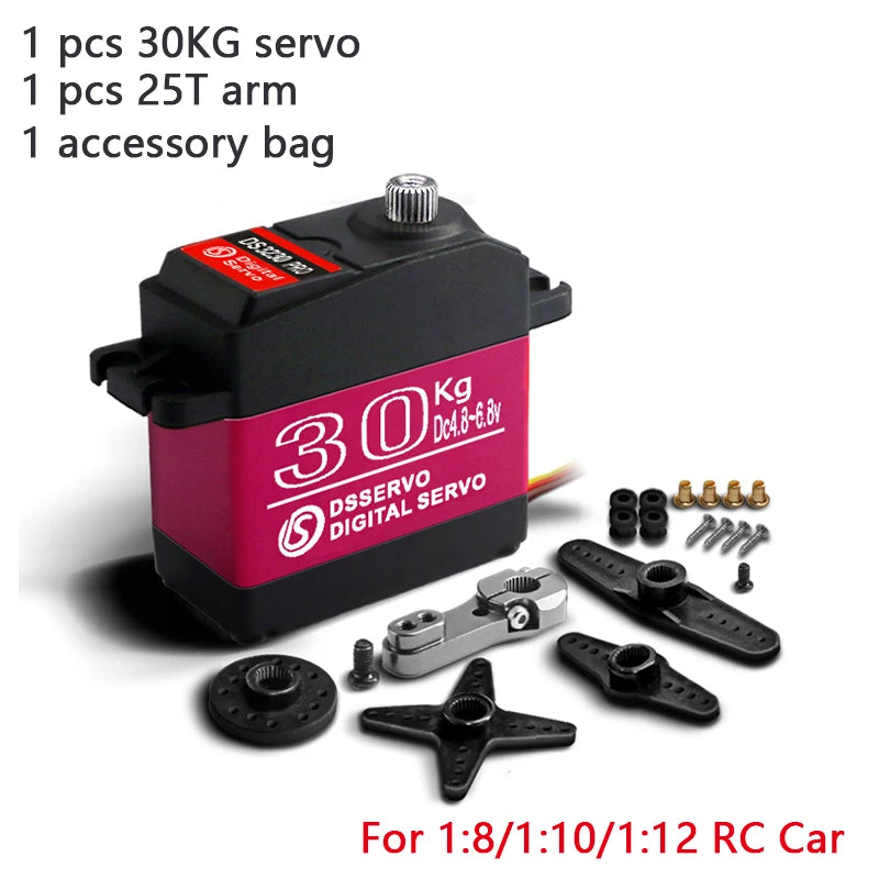 1X Waterproof Servo 20Kg 25Kg 30Kg 35Kg 40Kg High Speed servo Metal Gear Digital Servo RC Baja Servo For 1/8 1/10 Scale RC Cars - Image 11