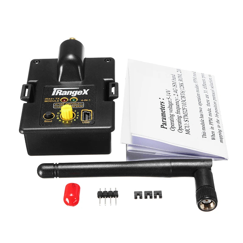 iRangeX IRX4 Plus 2.4G CC2500 NRF24L01 A7105 CYRF6936 4 IN 1 Multiprotocol ARM TX Module With Case - Image 6