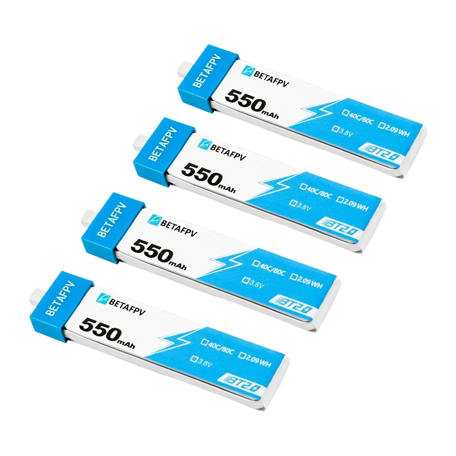 BETAFPV RC Battery BT2.0 550mAh 450mAh 1S BETAFPV FPV Kit Racing Drone Original FPV Lipo BT2.0 Connector - Image 6