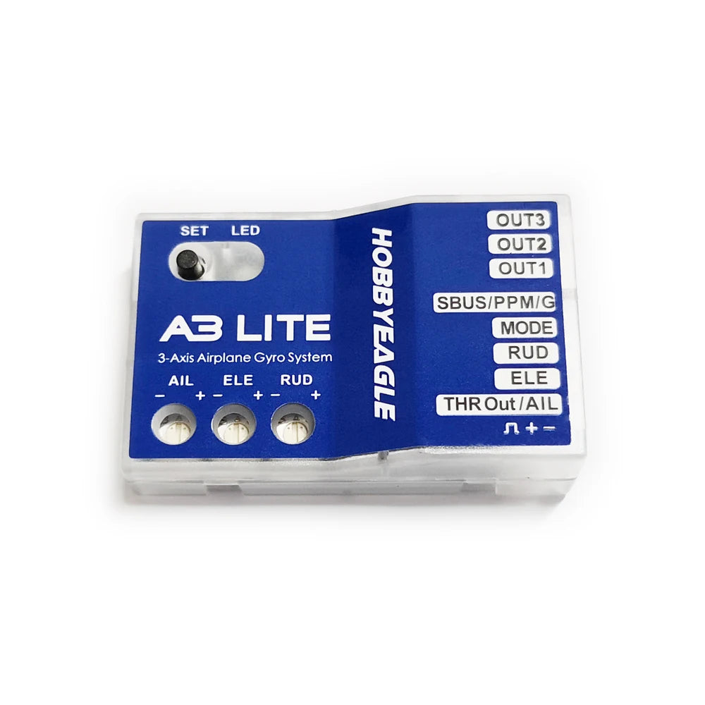 Hobby Eagle A3 V2 / HobbyEagle A3-L V2 Aeroplane Flight Controller Stabilizer 3 Axis Gyro For Airplane Fixed-wing CopterFC - Image 5