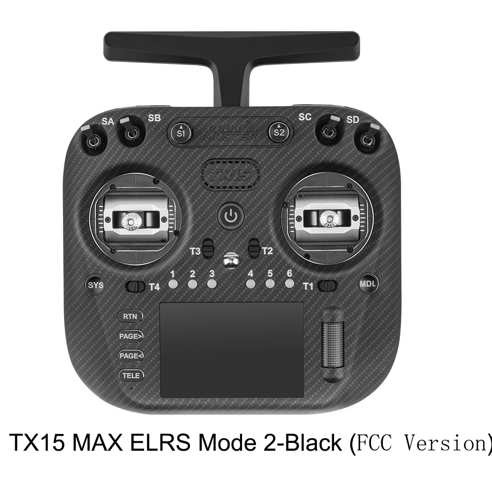 Radiomaster TX15 Max 3.5inch IPS Touchscreen Radio Controller ExpressLRS With AG02 CNC Hall Gimbal Built-in Gyro Microphone - Image 7