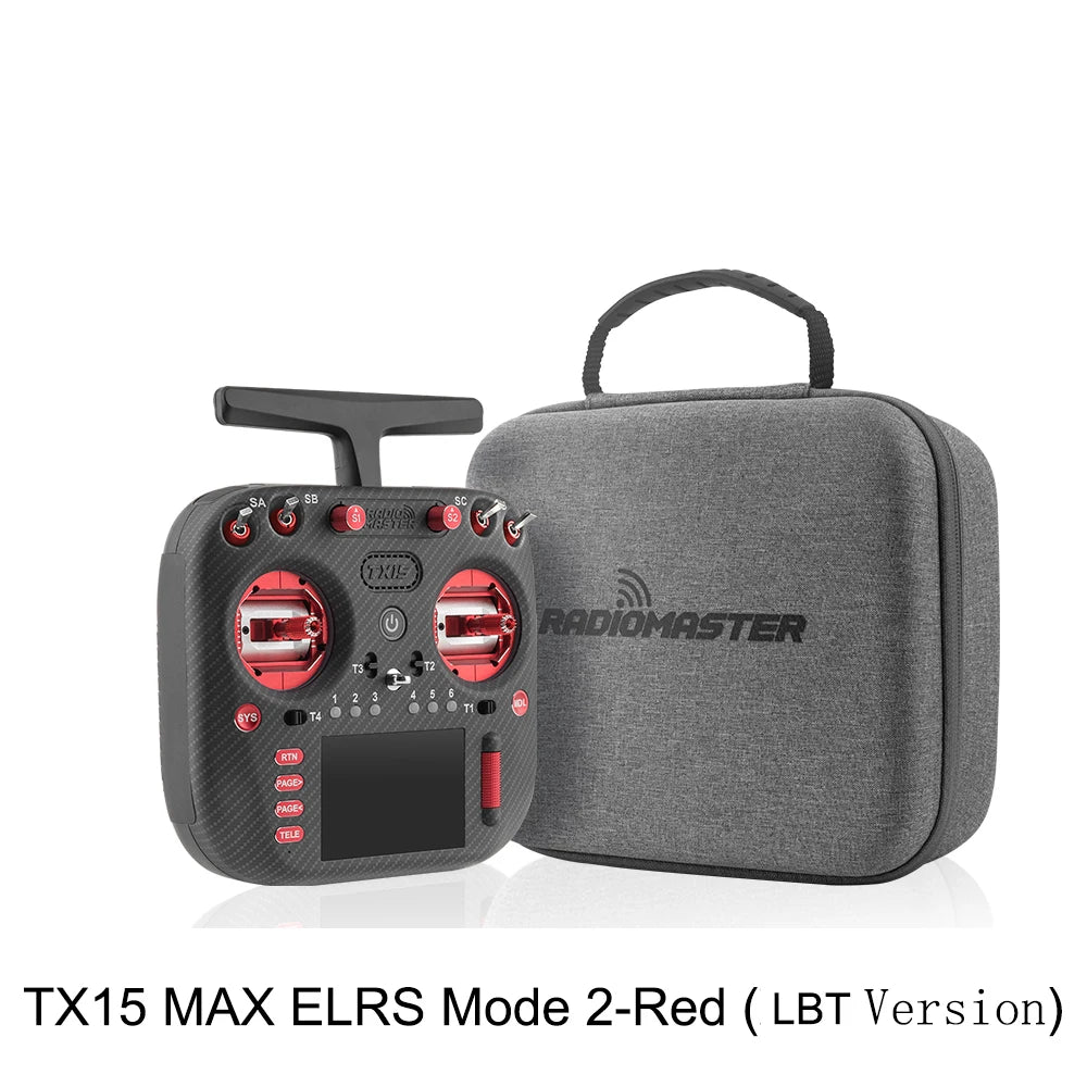 Radiomaster TX15 Max 3.5inch IPS Touchscreen Radio Controller ExpressLRS With AG02 CNC Hall Gimbal Built-in Gyro Microphone - Image 23