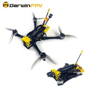DarwinFPV FoldApe4 4 Inch Folding Long Range FPV Drone F411 15A ELRS AIO Quadcopter