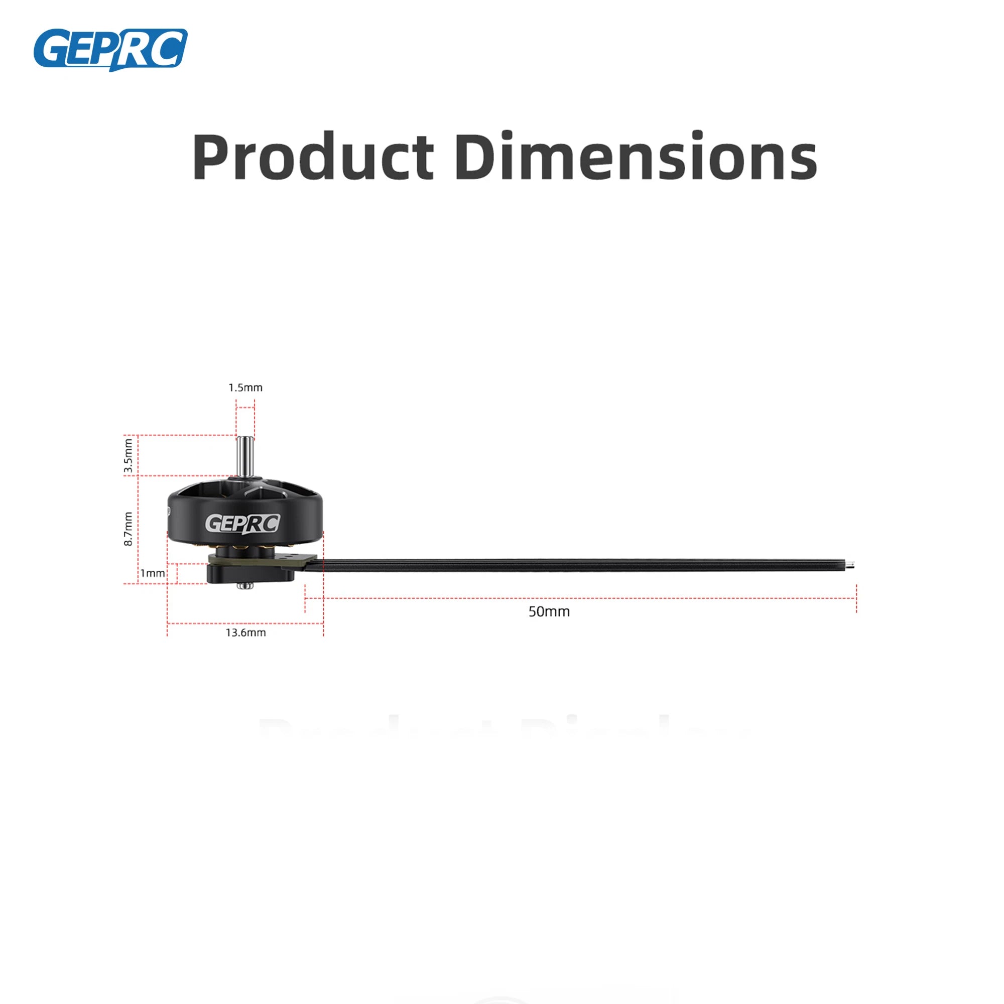 GEPRC SPEEDX2 1003 14800KV Motor 12-20A High-strength 1.6 / 2Inch FPV Racing RC Drone Multicopter - Image 4