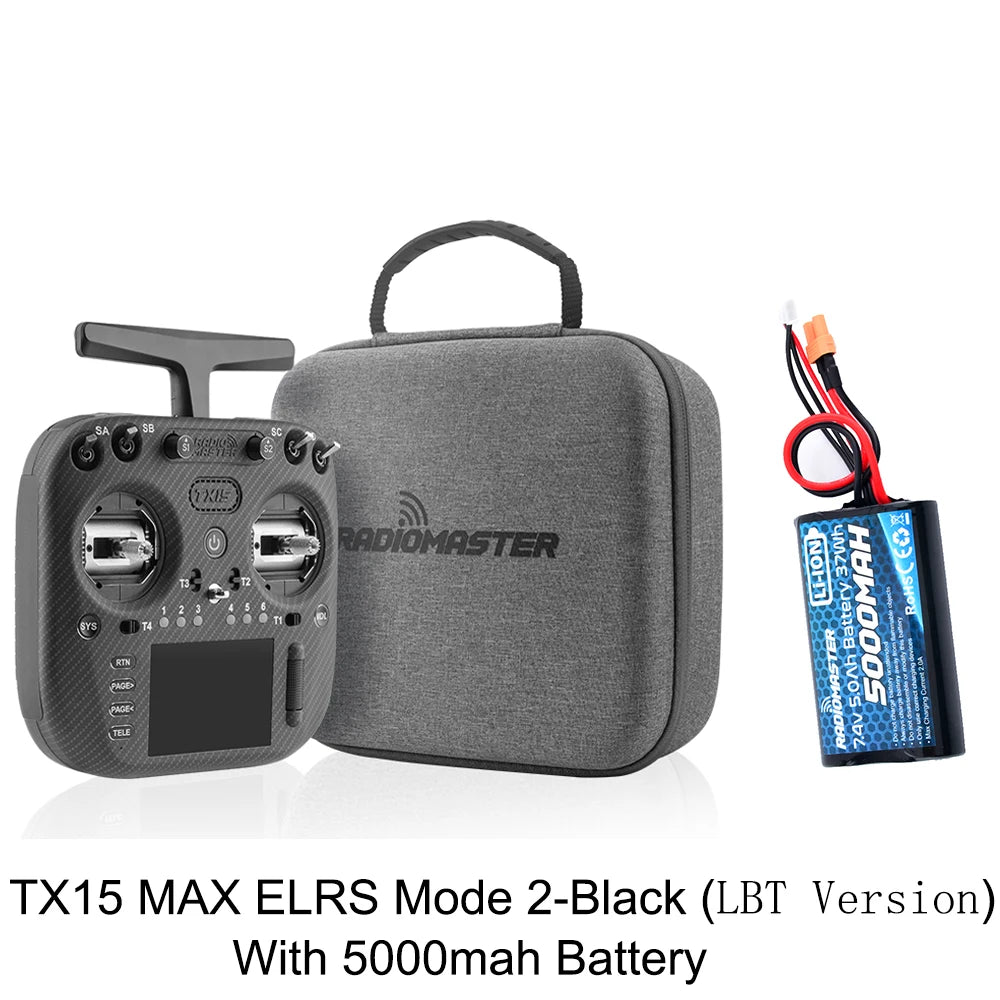 Radiomaster TX15 Max 3.5inch IPS Touchscreen Radio Controller ExpressLRS With AG02 CNC Hall Gimbal Built-in Gyro Microphone - Image 21