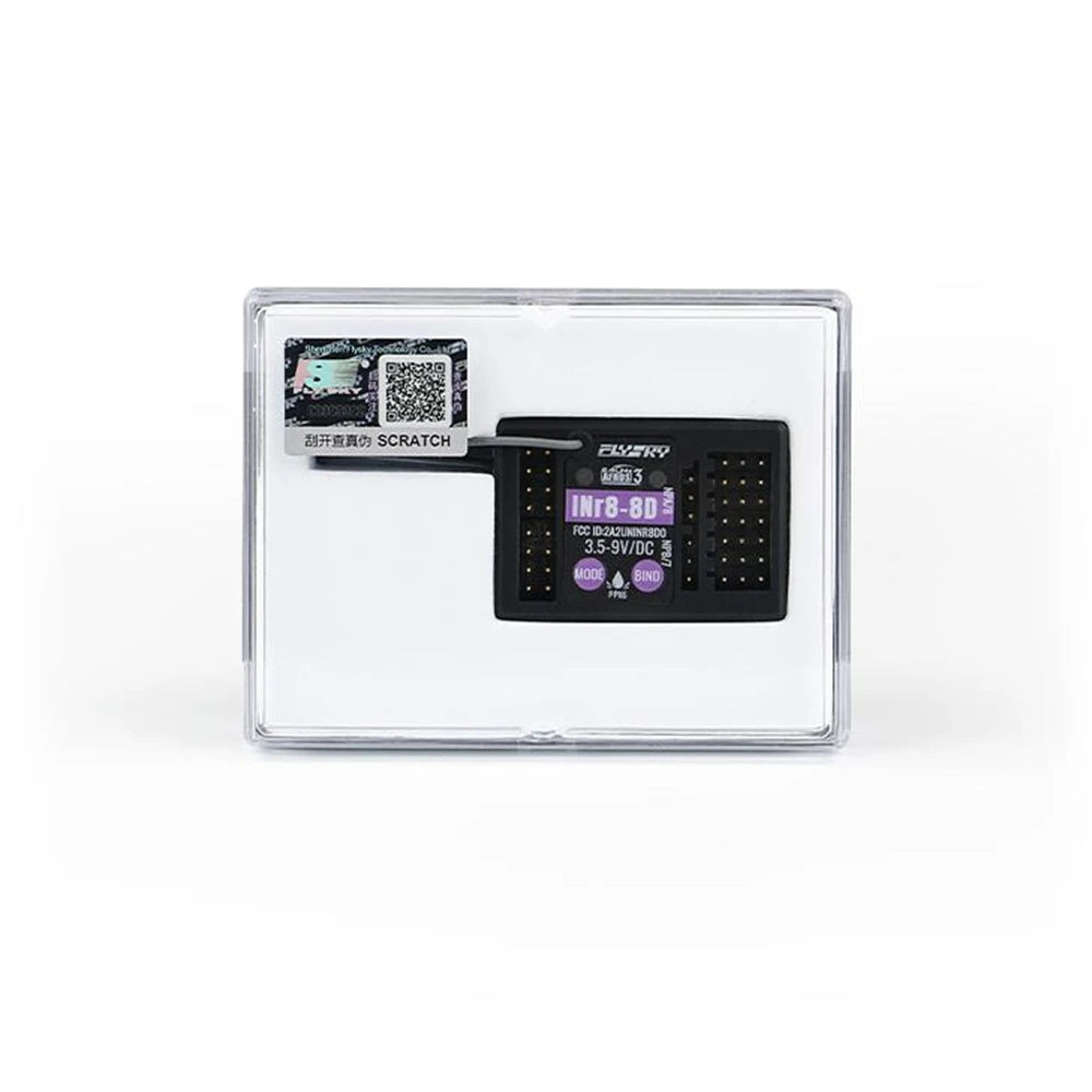 Flysky INr8-8D 2.4GHz 8CH AFHDS 3 Waterproof RC Receiver Integrated Lighting Control Compatible with NB4 NB4+ NB4PRO NB4 PRO - Image 6