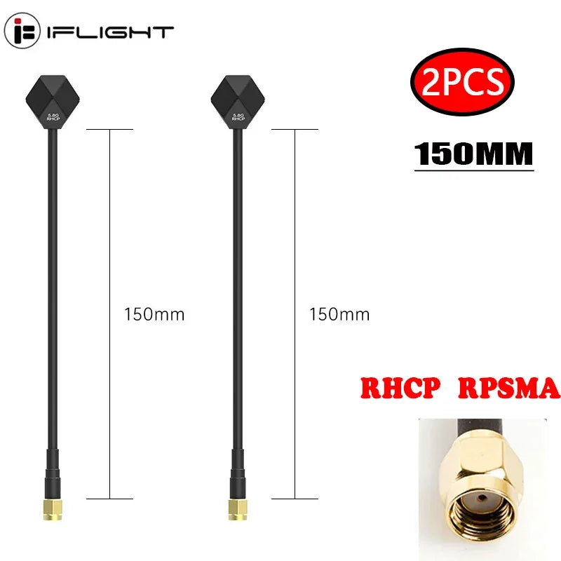 2PCS iFlight Albatross V2 5.8GHz LHCP RPSMA RHCP SMA FPV Antenna 100mm for FPV RC Drone Parts - Image 10