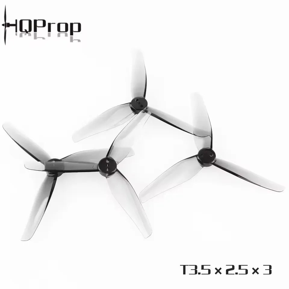 4Pairs HQProp T3.5X2.5X3 3.5inch Propeller 3525 1.5mm Shaft 3-Blade Props For iFlight iH3 RC DIY FPV Racing Drone HQ Prop - Image 4