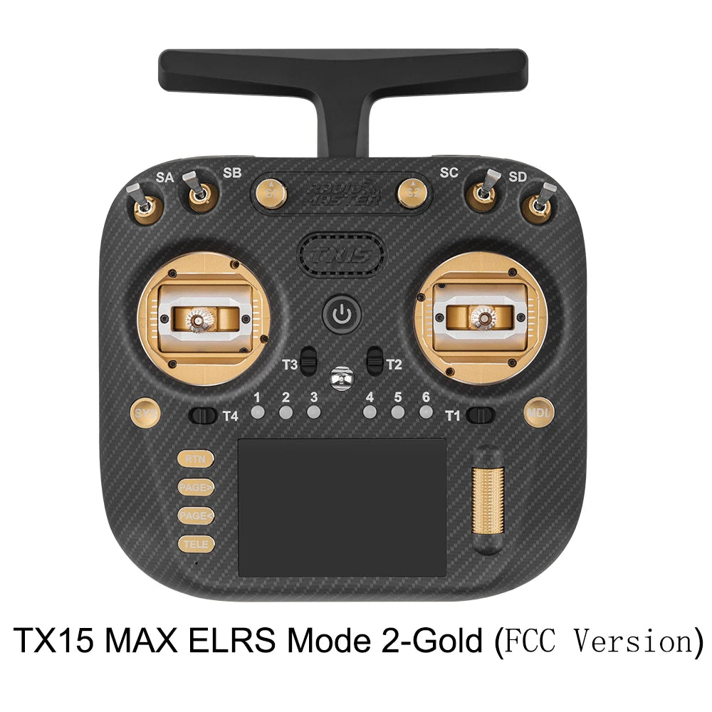 Radiomaster TX15 Max 3.5inch IPS Touchscreen Radio Controller ExpressLRS With AG02 CNC Hall Gimbal Built-in Gyro Microphone - Image 15