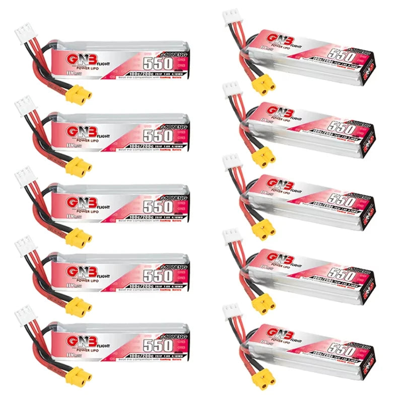 GNB HV 7.6V 550mAh 100C/200C Lipo Battery Tinyhawk For RC Helicopter Quadcopter FPV Racing Drone Spare Parts 2S Battery - Image 14