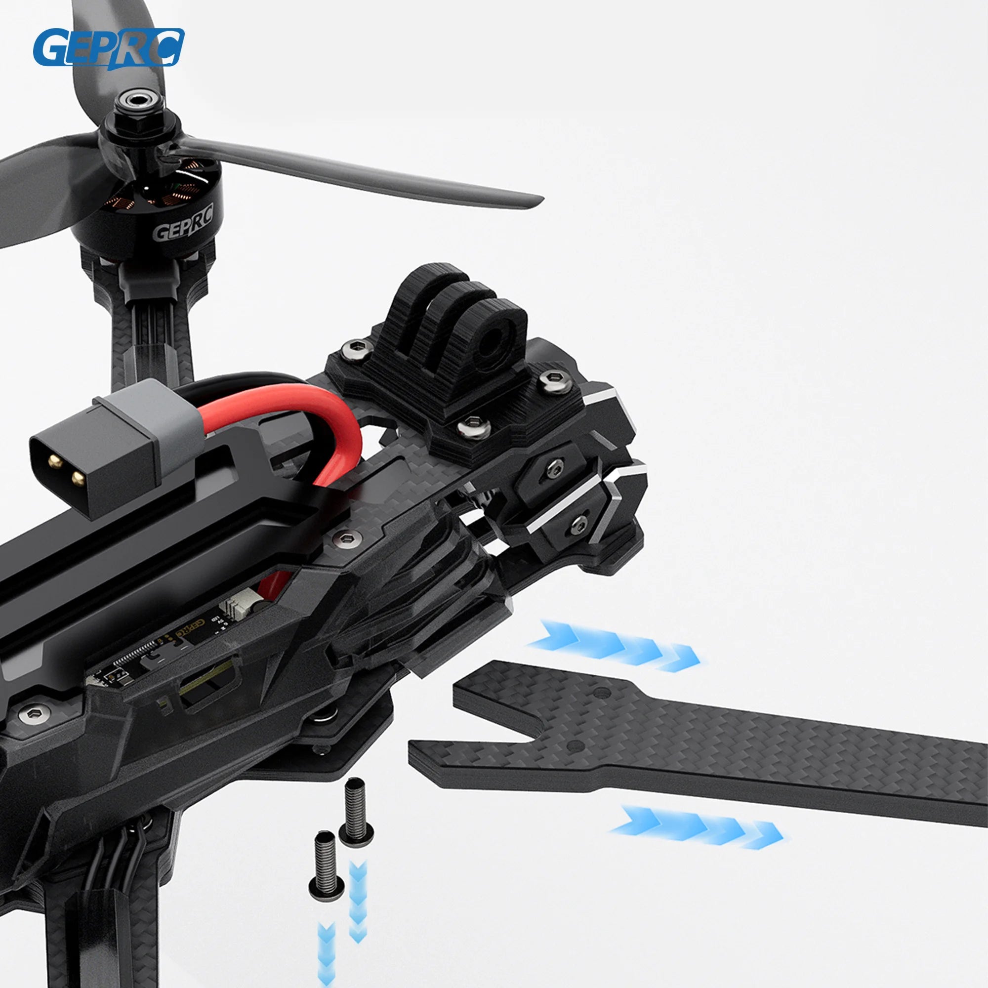 GEPRC Vapor-X5 D5 HD O4 Pro FPV Drone 5Inch O4 Air Unit VTX 4K 120fps Recording 2207E 1960KV Motor RC Quadcopter Freestyle Drone - Image 4