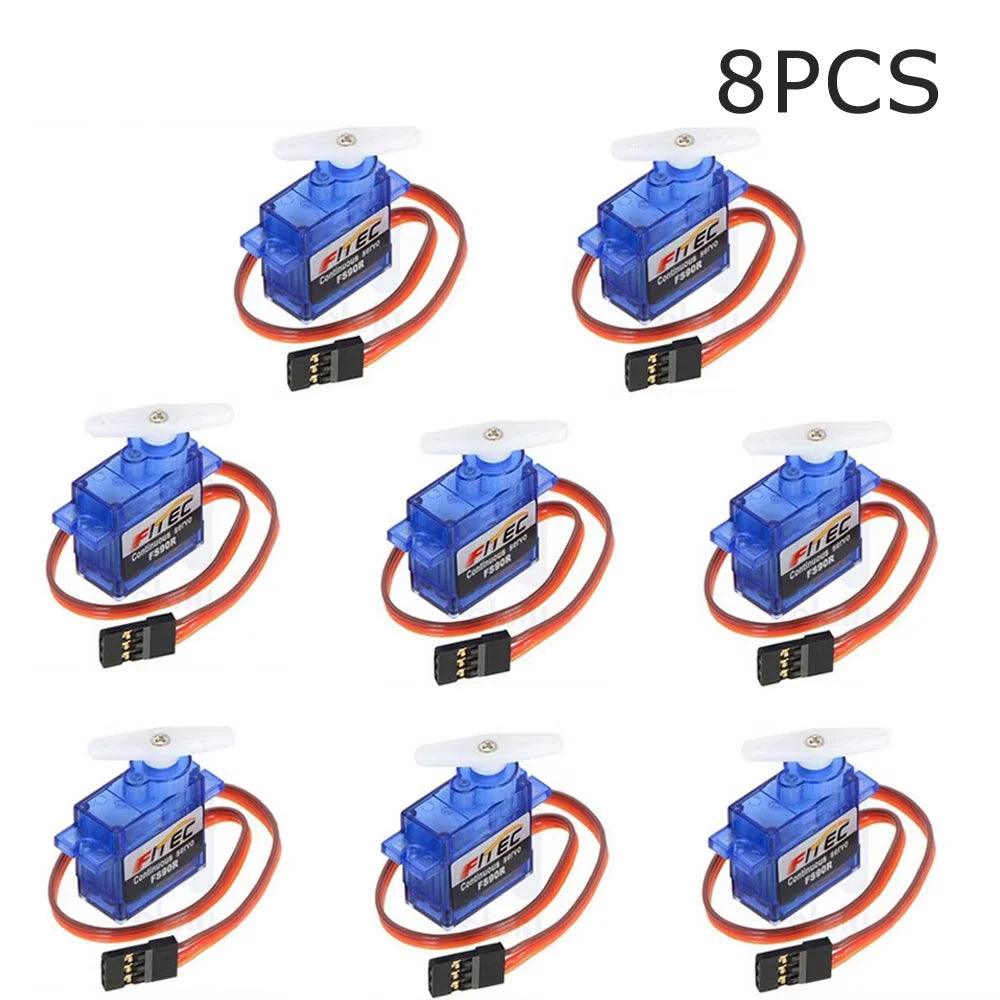 Feetech Mini FS90R Micro Servo 360 Degree Continuous Rotation RC Servo Motor 9g for Arduino Robotic Helicopter Airplane Boat DIY - Image 10